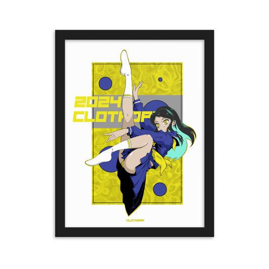 COLLEGE (Poster with frame) - Clothopia